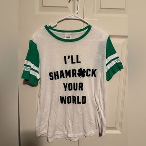 PINK st Patrick’s day Top
